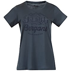 Bergans GRAPHIC WOOL W TEE, Orion Blue