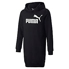Puma GIRLS ESSENTIALS LOGO HOODED DRESS FL, Puma Black
