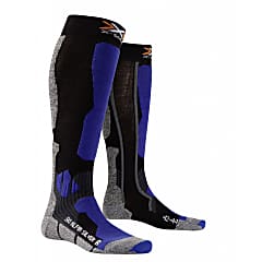 X-Socks SKI ALPIN SILVER, Black - Cobalt Blue