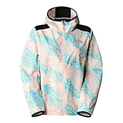 The North Face W RUN WIND JACKET, Tropical Peach Enchanted  Trails Print