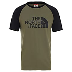 The North Face M S/S RAGLAN EASY TEE, Burnt Olive Green - Kollektion 2023