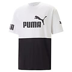 Puma M PUMA POWER COLORBLOCK TEE, Puma White