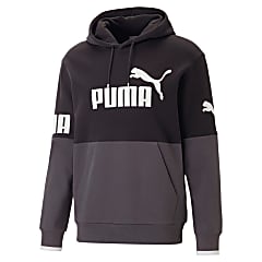 Puma M PUMA POWER COLORBLOCK HOODIE TR, Puma Black - Kollektion 2023