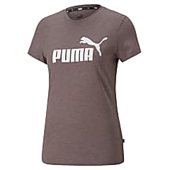 Puma W ESSENTIALS LOGO HEATHER TEE, Dusty Plum