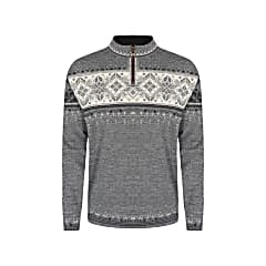 Dale of Norway BLYFJELL SWEATER, Smoke - Dark Charcoal - Offwhite