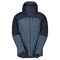 Scott Ultimate Dryo Jacket Blue Mens Snowsports Jacket Size XXL Color Dark Blue Metal Blue