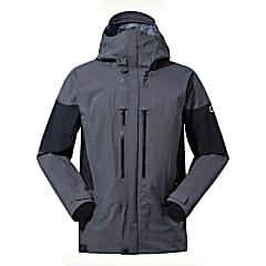 Berghaus M MTN GUIDE GTX PRO JACKET Grey Pinstripe Jet Black Free Shipping starts at 60 www.exxpozed