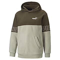 Puma M PUMA POWER WINTERIZED HOODIE Pebble Gray