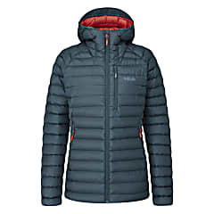 Rab W MICROLIGHT ALPINE LONG JACKET, Orion Blue