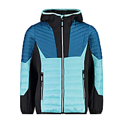 CMP GIRLS JACKET FIX HOOD STRETCH PERFORMANCE, Titanio - Fumo Mel. - Fast  and cheap shipping