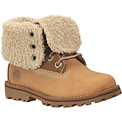 Authentics 6 inch faux shearling boot for juniors in yellow clearance