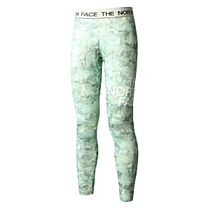 The North Face W FLEX MID RISE TIGHT Lime Cream Grit Texture Print Fast and cheap shipping www.exxpozed