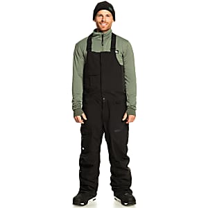 Quiksilver M UTILITY BIB PANT True Black Free Shipping starts at 60 www.exxpozed