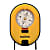 Suunto KB-20/360R G COMPASS, Yellow