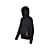 Montura W CAMPUS HOODY MAGLIA WOMAN, Nero - Coral Fluo