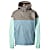 The North Face W CYCLONE PULLOVER, Mineral Grey - Tourmaline Blue - Mistyjade