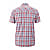 Maier Sports M LORENSIS S/S OVERSIZE, Red - Grey Check