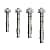 Fixe EXPANSION BOLT 12MM x 110MM 10 PACK, Inox