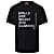 The North Face M S/S WALLS ARE FOR CLIMBING TEE, TNF Black - Meld Grey