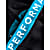 Peak Performance M RIDER ZIP HOOD, Black - Scuba Blue