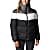 Columbia W PUFFECT COLOR BLOCKED JACKET, Black - White - City Grey