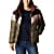Columbia W PUFFECT COLOR BLOCKED JACKET, Stone Green - Mineral Pink - Malbec