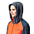 Vaude WOMENS CYCLIST HYBRID JACKET, Neon Orange - Blue