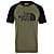 The North Face M S/S RAGLAN EASY TEE, Burnt Olive Green