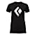Black Diamond W CHALKED UP TEE, Black