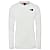 The North Face W L/S SIMPLE DOME TEE, TNF White