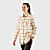 Fjallraven W OVIK TWILL SHIRT LS, Chalk White - Cabin Red
