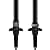 Leki MAKALU LITE AS, Black - Dark Anthracite - Petrol
