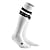 CEP M 80´S COMPRESSION SOCKS, White - Black