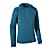 Patagonia M CAPILENE THERMAL WEIGHT ZIP NECK HOODY, Smolder Blue - Electron Blue X-Dye