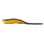 Sidas 3FEET MERINO HIGH INSOLE, Anthracite - Yellow