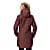 Vaude WOMENS MOENA INSULATION PARKA, Dark Cherry