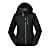 Schoeffel W 3IN1 JACKET KRAKAU, Black