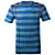 Bergans FJELLRAPP TEE, Sea Blue Striped