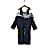 Namuk KIDS QUEST SNOW OVERALL, True Navy - Corporate Red
