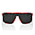 100% EASTCRAFT MIRROR LENS, Soft Tact Red - Black Mirror