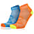 Eightsox COLOR 2 EDITION 2-PACK, Azur - Orange
