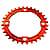 Race Face CHAINRING NARROW WIDE 4-BOLT 104MM 10/11/12-SPEED 30/32/34T, Orange