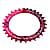 Race Face CHAINRING NARROW WIDE 4-BOLT 104MM 10/11/12-SPEED 36/38T, Red