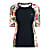 Roxy W LYCRA PRINTED SS, Anthracite Palm Song S