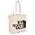 The North Face COTTON TOTE, Weimaraner Brown Large Logo Print