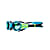 Speedo KIDS BIOFUSE 2.0 GOGGLE, Hypersonic Blue - Lumo Green