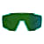 Scott SHIELD COMPACT SUNGLASSES, Soft Teal Green - Green Chrome
