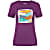 Super.Natural W MOUNTAIN ART TEE, Purple Passion - Various