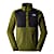 The North Face M HOMESAFE SNAP NECK FLEECE PULLOVER, Forest Olive - TNF Black