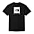 The North Face M REAXION RED BOX TEE, TNF Black - TNF White